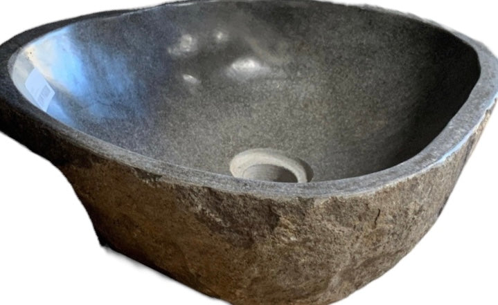 Natural Rock Washbasin Sink 14" Washbowl