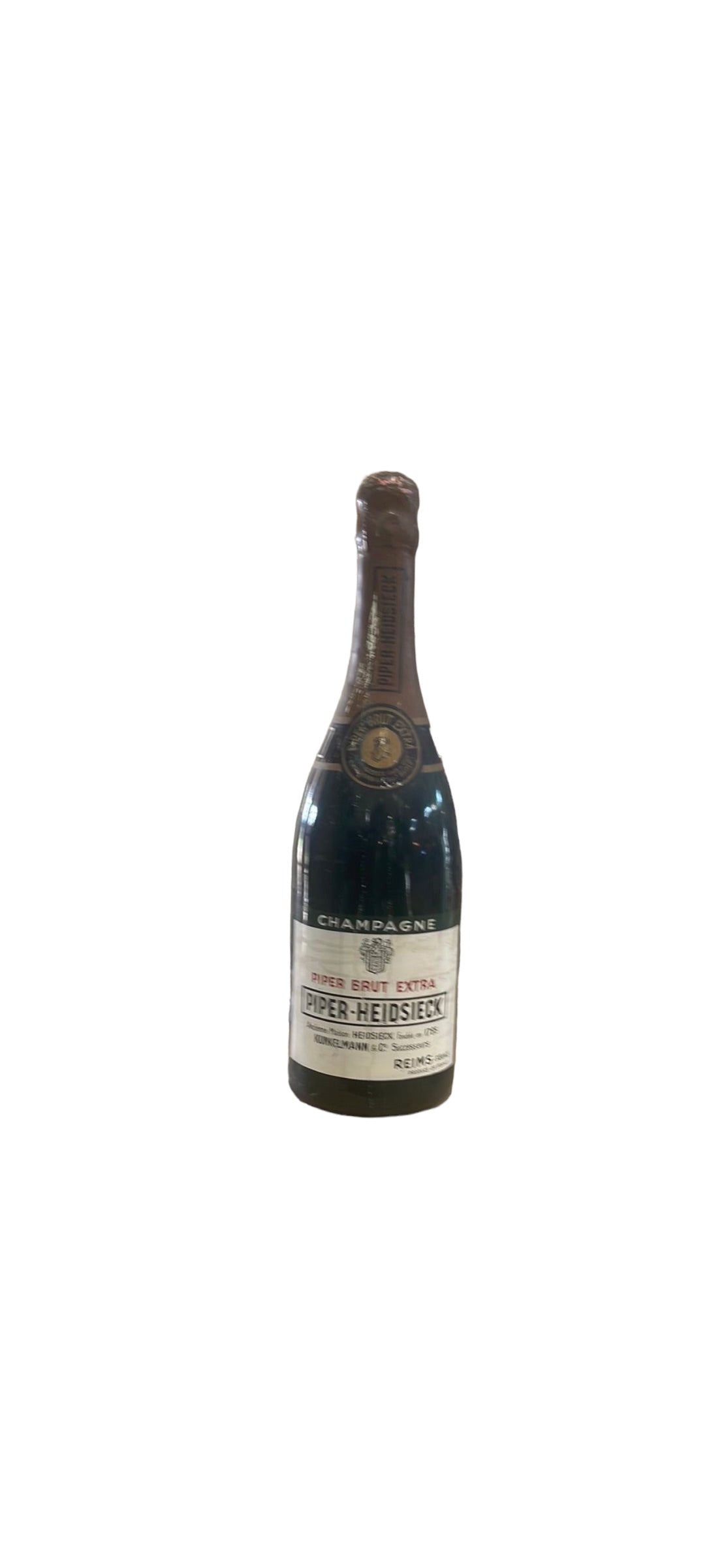 Mid-Century Modern Large Piper-Heidsieck Plastic Champagne Bottle