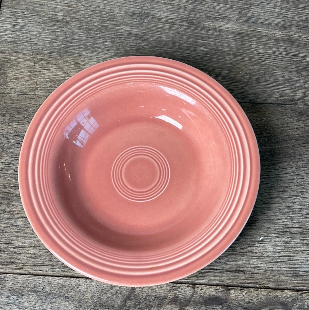Vintage Fiestaware Peony Rim Soup Bowl