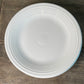 Fiesta Ware White Dinner Plate Homer Laughlin Fiestaware 10.5" Diameter