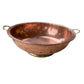 Large Copper Champagne Bowl with Handles