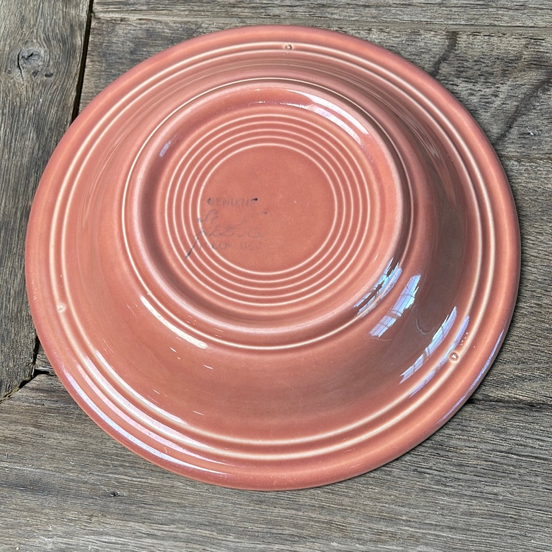 Vintage Fiestaware Peony Rim Soup Bowl
