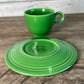 Medium Green Fiestaware Cup and Saucer