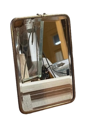 Small Vintage Shaving Mustache Mirror