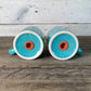 Fiestaware Turquoise Rangetop Salt & Pepper Shakers