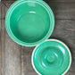 Vintage Fiestaware Homer Laughlin Fiesta Kitchen Kraft Individual Casserole in Light Green 8"