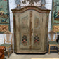 Painted Sacristy Armoire Germany 19th Century