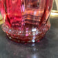 Victorian Cranberry Glass Biscuit Barrel from 1890