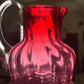 Cranberry Glass Jug 1880