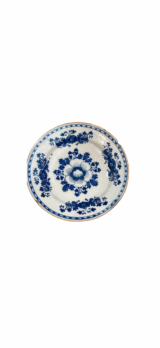 Blue & White Delft Charger 12.5" circa 1780