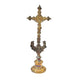 Metal Cross with Gold and Copper Color Accents