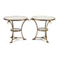 French Neoclassical Style Gilt Bronze and Marble Guéridons or Side Table (Sold Individually)