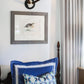 Geometric Navy & Sage Luxury Decorative Throw Pillow 20" x 20" - The White Barn Antiques