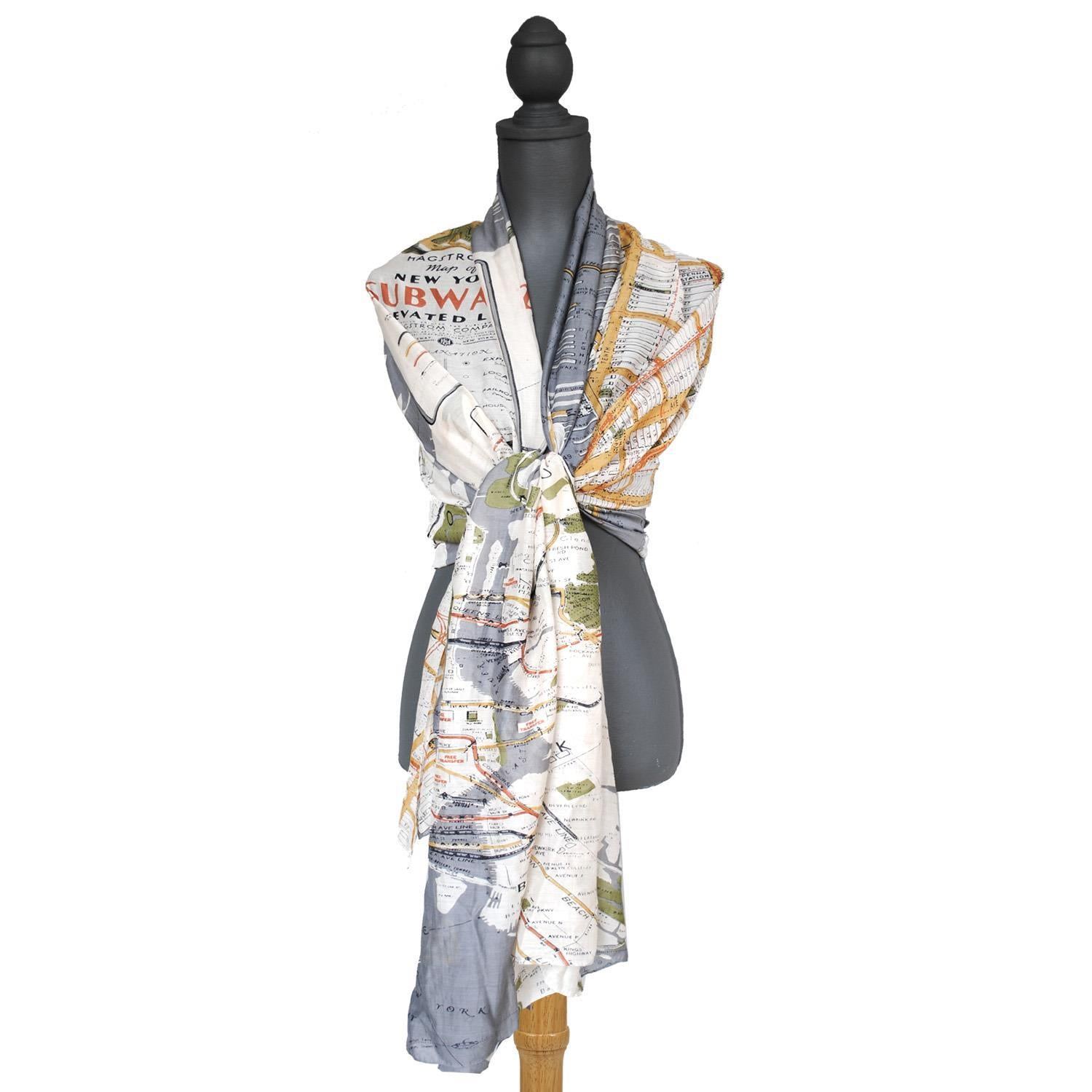 New York Scarf - The White Barn Antiques