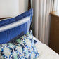 Geometric Navy & Sage Luxury Decorative Throw Pillow 20" x 20" - The White Barn Antiques