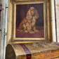 Original Oil on Canvas of a Spaniel - The White Barn Antiques