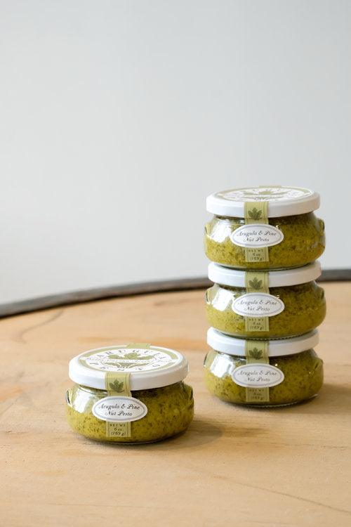 Arugula and Pine Nut Pesto - The White Barn Antiques