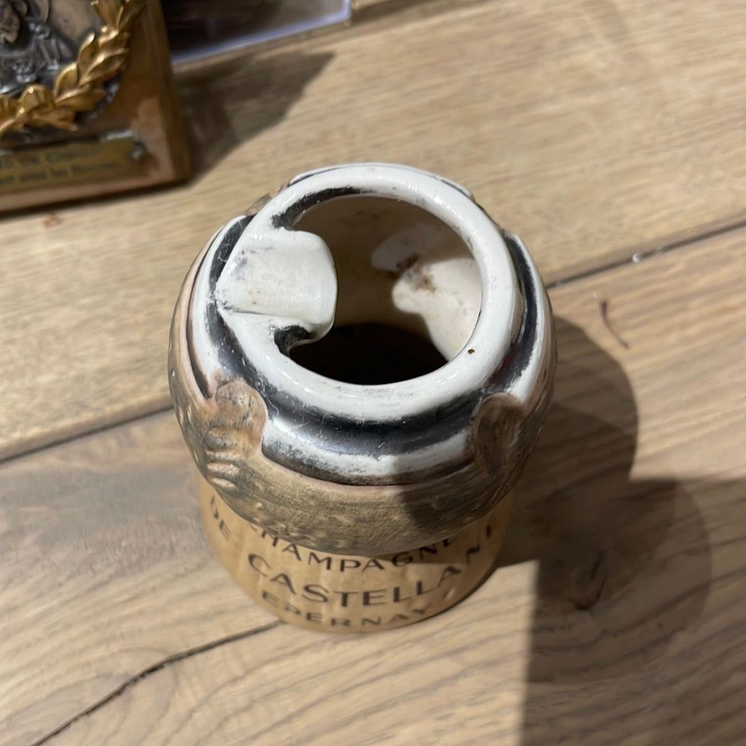 Epernay Champagne Cork Ashtray - The White Barn Antiques