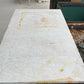 Marble Top Bistro Table - White Top Black Base - The White Barn Antiques