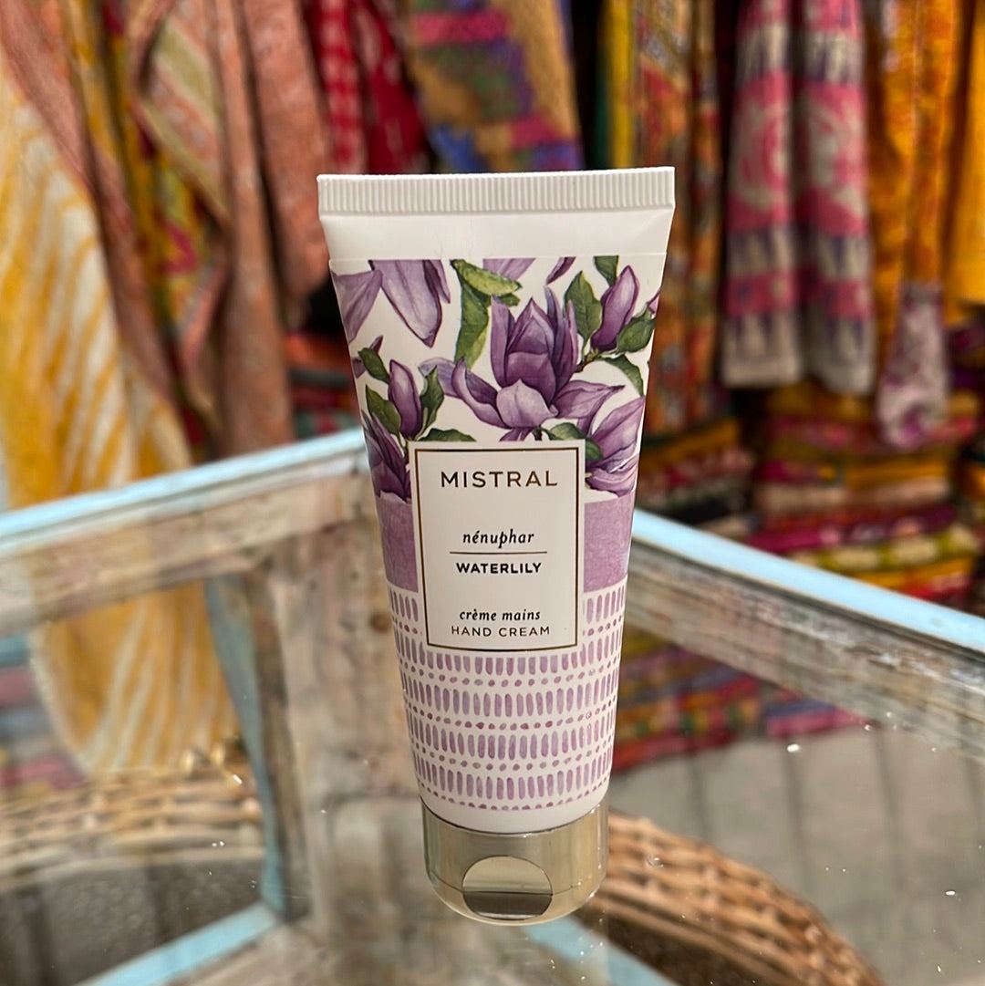 Waterlily Hand Cream by Mistral - The White Barn Antiques