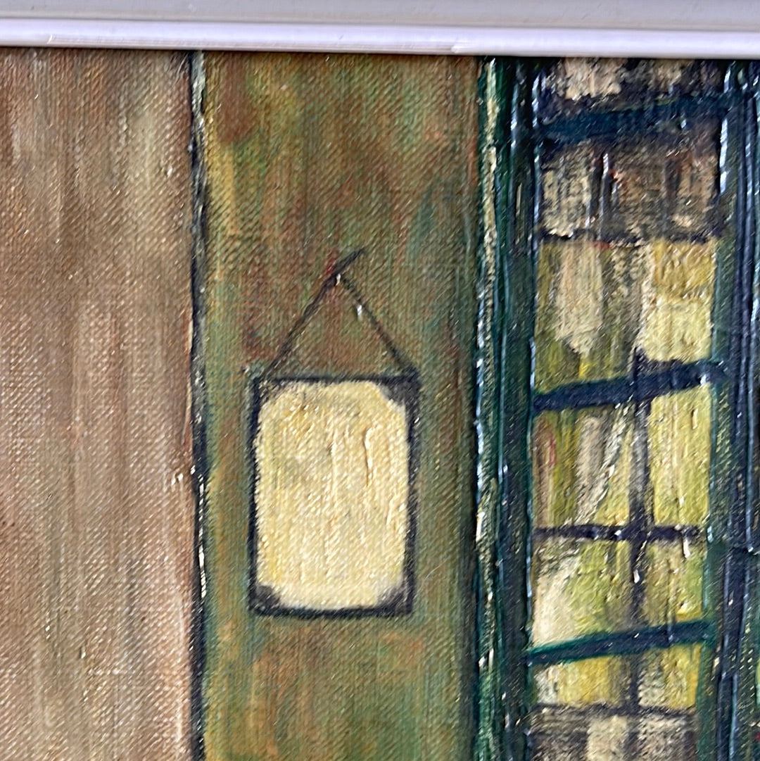 Oil on Canvas - A Room - The White Barn Antiques