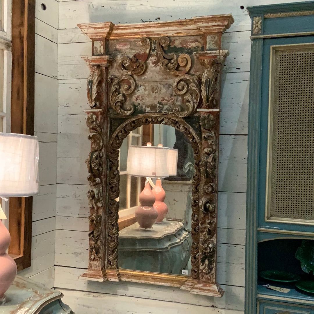 Italian　Baroque　Antiques　Mirror　–　Fickle　International
