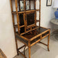 19th Century Original Lacquer Bamboo Cabinet - The White Barn Antiques