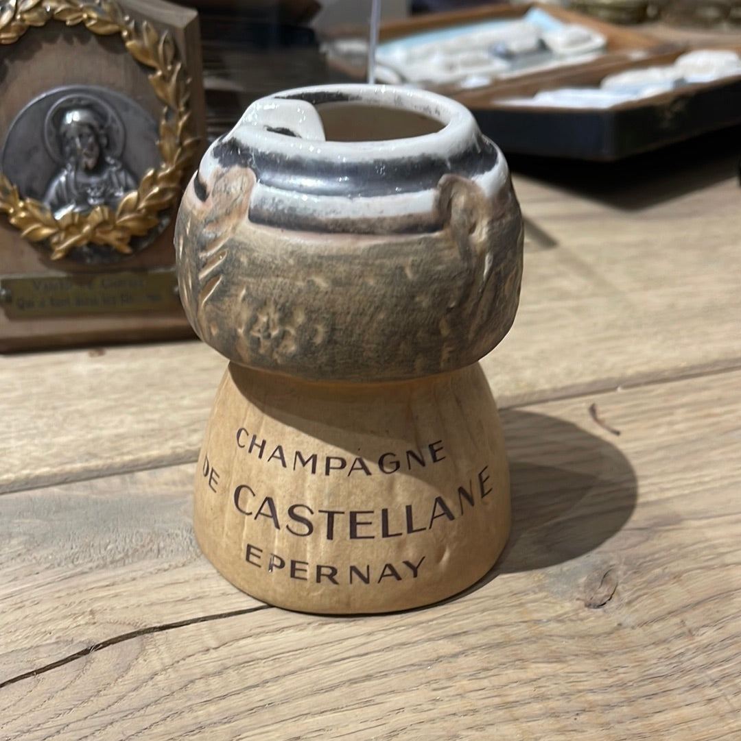 Epernay Champagne Cork Ashtray - The White Barn Antiques