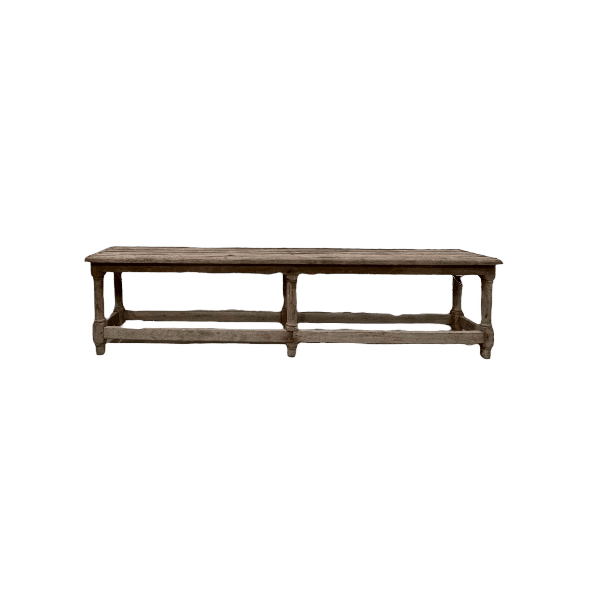 Long Slat Wood Bench Fickle International Antiques long-slat-wood-bench-fickle-international-antiques