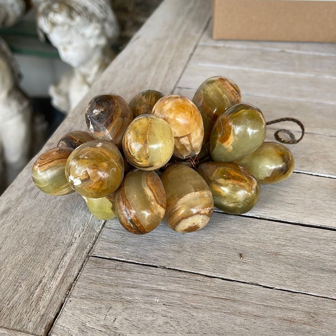 Mid-Century Modern Marble Grapes - The White Barn Antiques