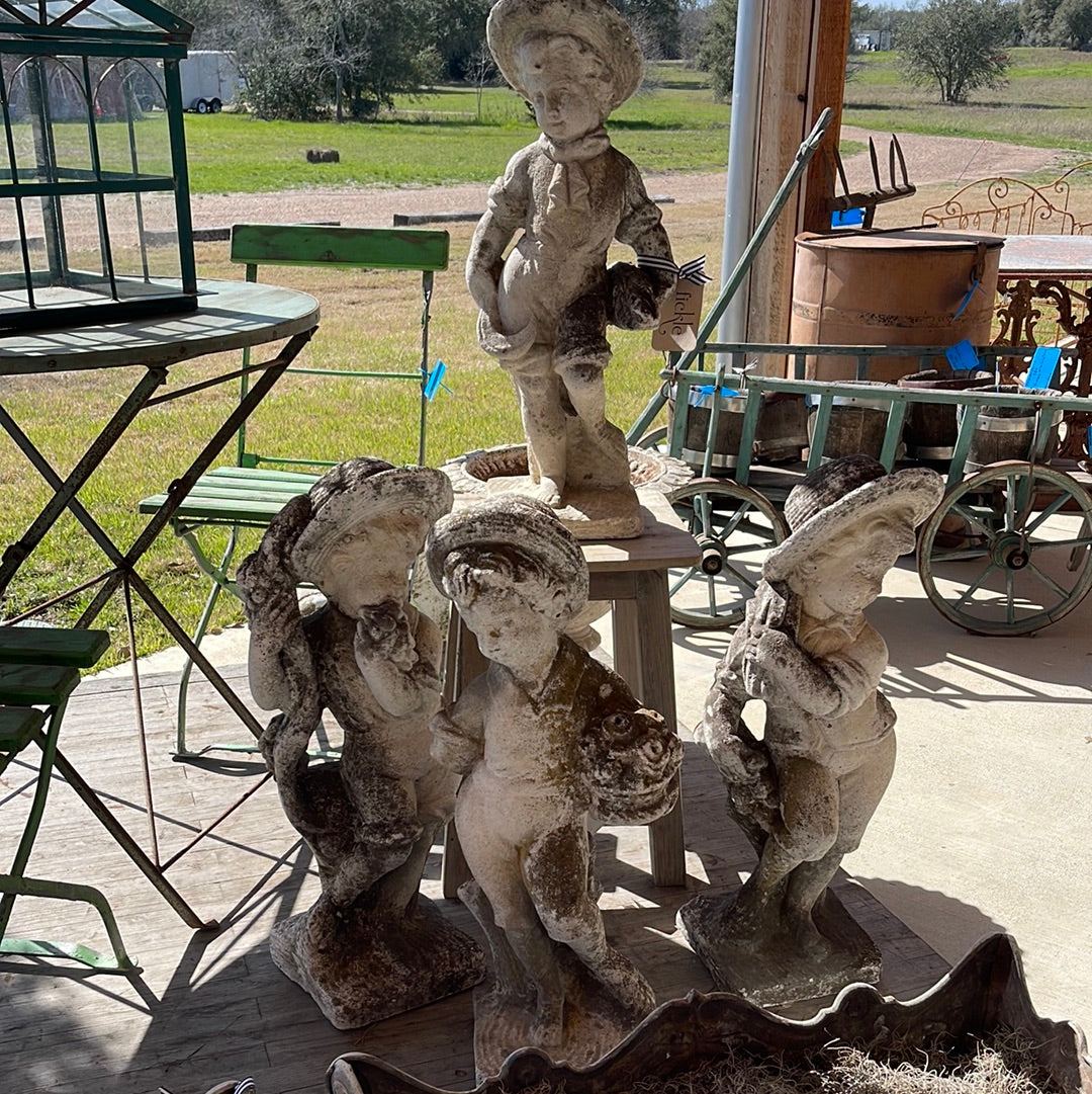 Four Season Statues Vicenza Stone - The White Barn Antiques