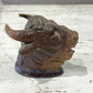 Bronze Bull Ink Pot. - The White Barn Antiques