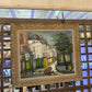 Monmarte Painting Oil on Canvas - The White Barn Antiques