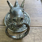 Silver Plated Donkey Door Knocker - The White Barn Antiques