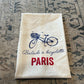 Balade a Bicyclette Paris Dish Towel