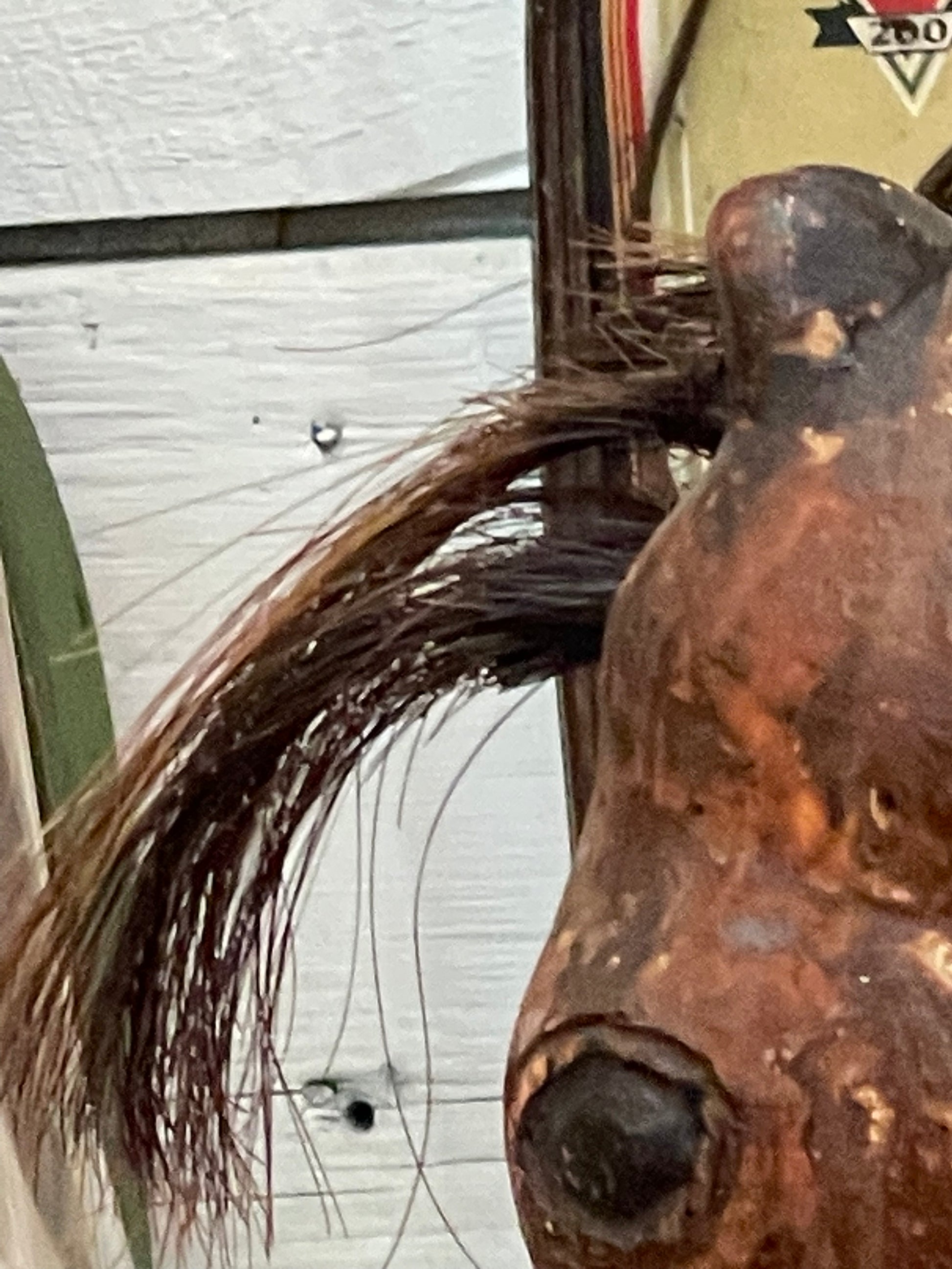 Swedish Wooden Horse circa 1910 - The White Barn Antiques