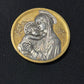 Religious Medal Jesus and Mary - The White Barn Antiques