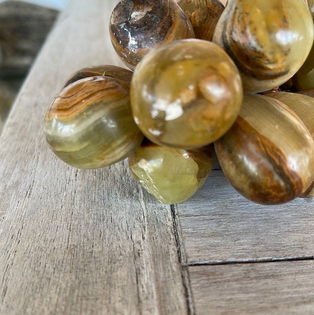 Mid-Century Modern Marble Grapes - The White Barn Antiques