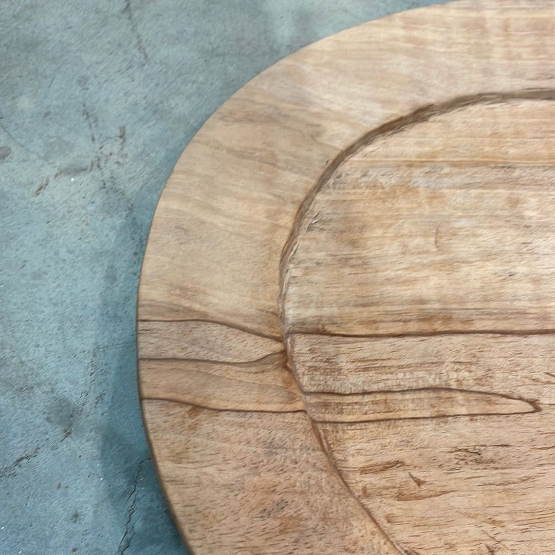 Ola Wood Charger 16” - The White Barn Antiques