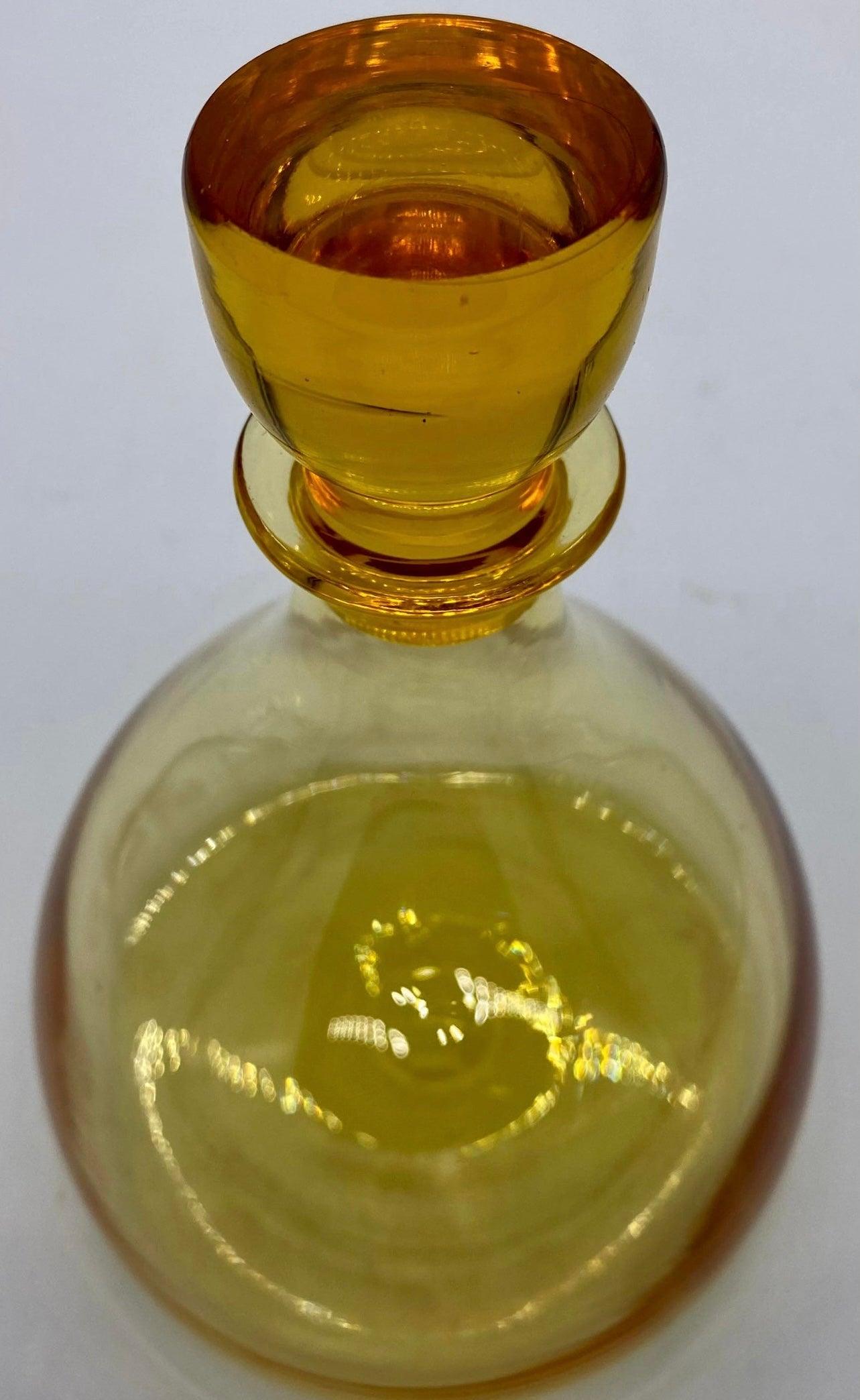 Whitefriars Decanter with Lid - The White Barn Antiques