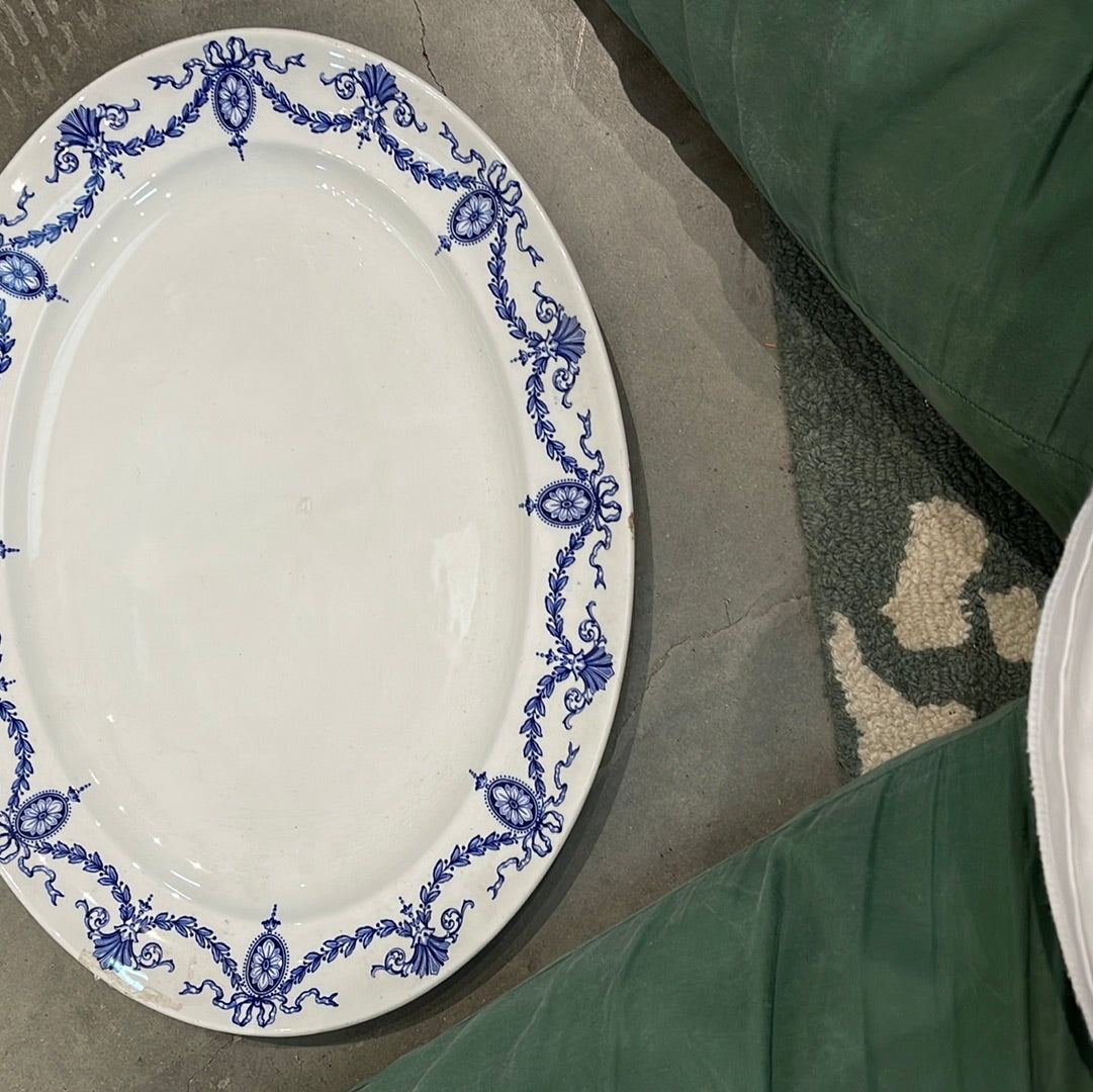Large English Serving Platters - Various - The White Barn Antiques