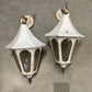 Iron Lamp White - The White Barn Antiques