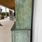 Cupboard - Green 19th Century 2 Pieces - The White Barn Antiques