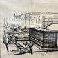 French Lithograph - Bernard Buffet c.1960 - The White Barn Antiques