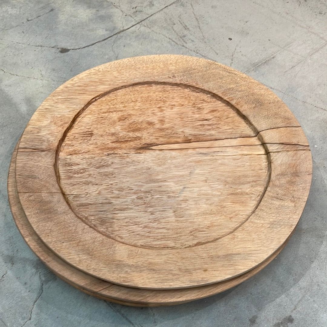 Ola Wood Charger 16” - The White Barn Antiques