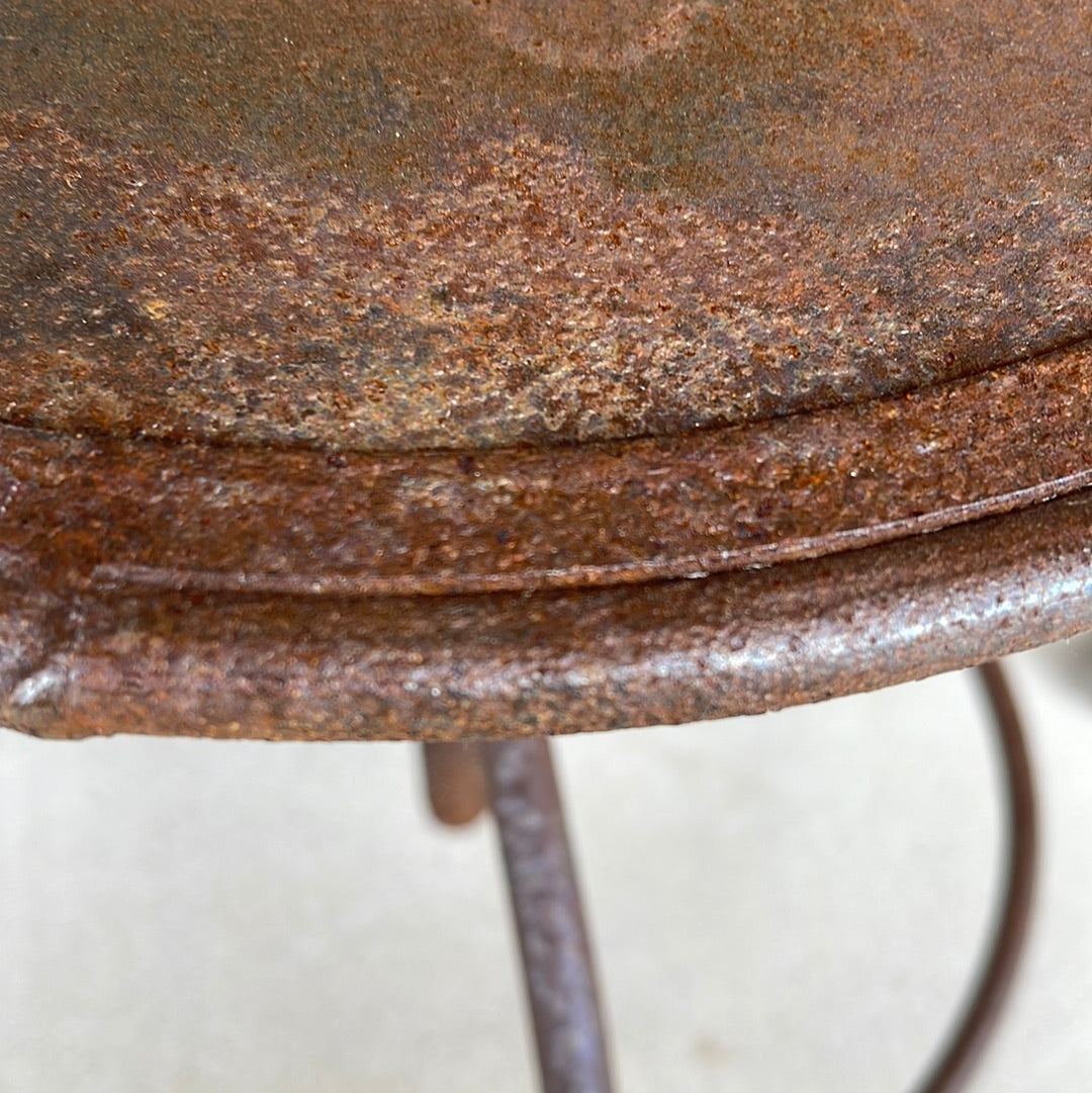 Stool Metal Adjustable - The White Barn Antiques