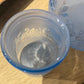 Blue Glass Pitcher - The White Barn Antiques