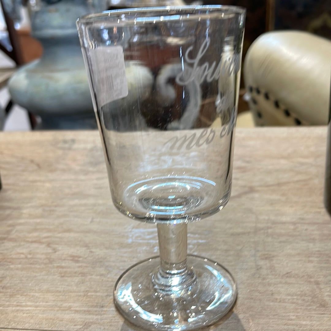 Wedding Souvenir Bubble Glass - The White Barn Antiques