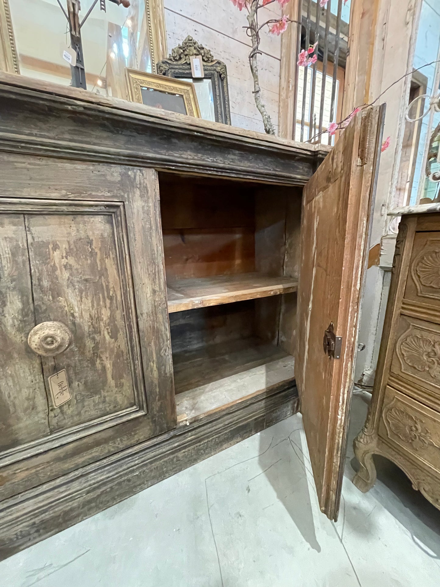 Sideboard Enfilade Italian Sacristy - The White Barn Antiques