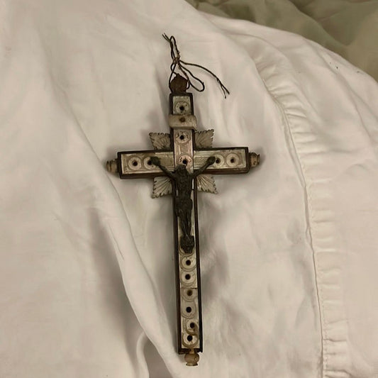 French Crucifix Circa 1900 - Various Sizes - The White Barn Antiques